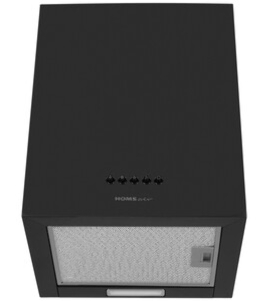 Вытяжка пристенная HOMSair Phlox Push 40 черный, 40 см, 700 куб. м/ч, 54 дБ