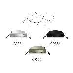 Корпус светильника C7633 SGR серый песок 92*92*H25mm MR16 GU5.3, фото5