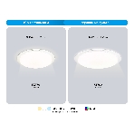Светодиодный светильник RGB Ambrella light FZ770 WH белый IP20 42W 3000-6500K+RGB 450*55 (ПДУ ИК), фото10