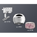 Светильник Ambrella light XT1104003 PSL/PI серебро полированное/розовый GU5.3 LED 3W 4200K (A2520, C1104, N7193), фото 1