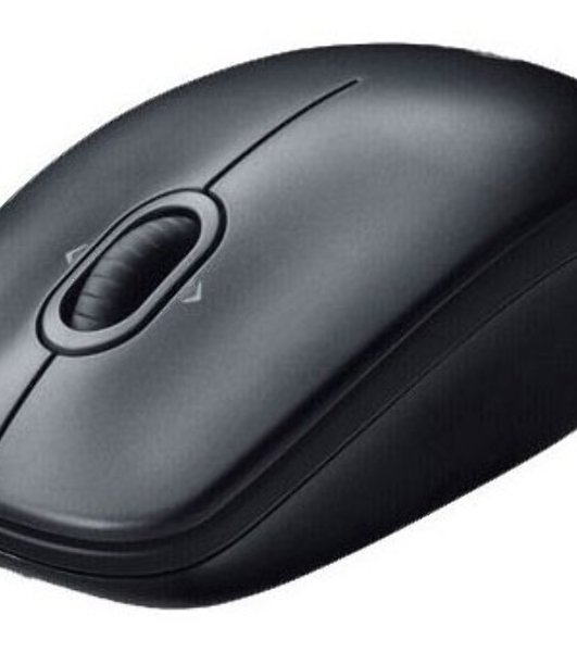 Мышь проводная Logitech M100/100R DARK/GREY (темно-серая/черная), 1000 dpi, USB, кнопки - 3