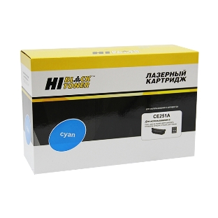 Картридж лазерный Hi-Black CE251A CYAN для HP CLJ CP3525/3530 CM3525/3530 ресурс 7000 стр. с чипом