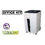 Шредер Office Kit S240 1.9x10 (секр.P-5)/фрагменты/15лист./40лтр./скрепки/скобы/пл.карты/CD, фото3