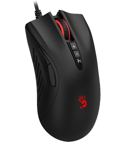 Мышь проводная A4Tech Bloody ES5 черный, 3200 dpi, USB Type-A, кнопки - 8
