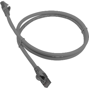 Кабель Патч-корд LANMASTER LSZH FTP cat.6a, 1.0 м, серый