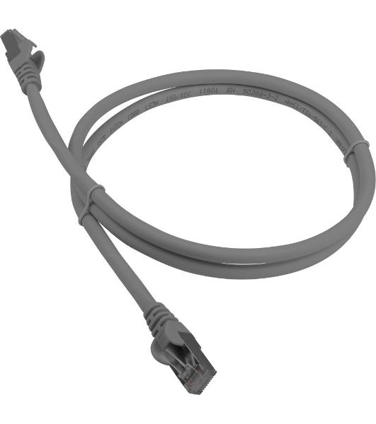 Кабель Патч-корд LANMASTER LSZH FTP cat.6a, 1.0 м, серый