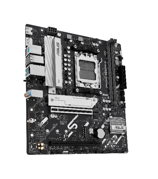 Материнская плата ASUS PRIME B850M-K, AM5, AMD B850, 2xDDR5, 4xSATA, 2xM.2, 1xPCIe 5.0 x16, 1xPCIe 4.0 x8, 1xDP, 1xHDMI, 1x2.5Gb LAN, 2xUSB-A 10Gbps, 2xUSB-A 5Gbps, 4xUSB-A 2.0, 1xPS/2, 3x3.5 мм, 7.1, mATX