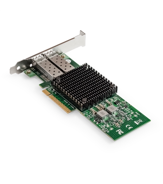 Сетевой адаптер ExeGate EXE-MCX3-2SFP+ (PCI-E x8 v.3, порты 2x SFP+, Dual 10Gb/s, Server NIC Chipset Mellanox ConnectX-3)