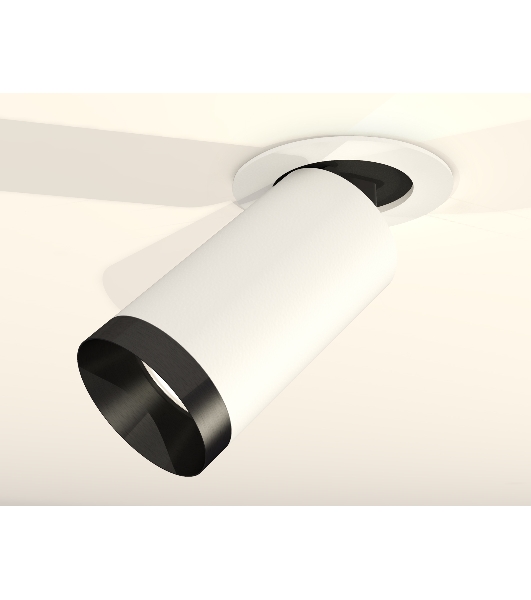 Светильник Ambrella Light XM6322201 SWH/PBK белый песок/черный полированный MR16 GU5.3 (A2241, C6322, N6131)