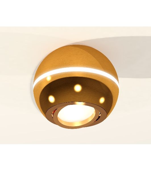 Светильник Ambrella Light XS1105011 PYG золото желтое полированное MR16 GU5.3 LED 3W 4200K (C1105, N7004)