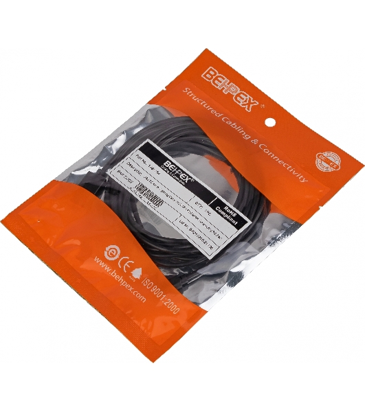 Кабель USB (m)-Lightning (m) 3м черный