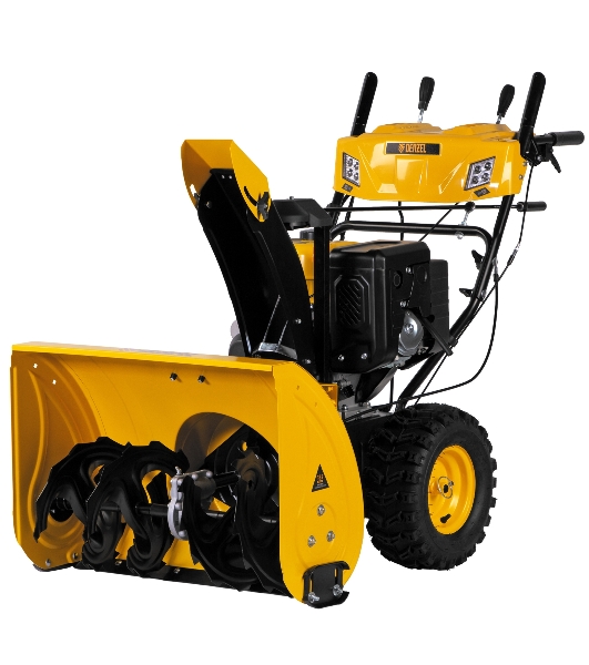Бензиновая снегоуборочная машина Denzel SBL 711D PRO, 302cc, эл.старт, фара, обогрев, блок. дифф.