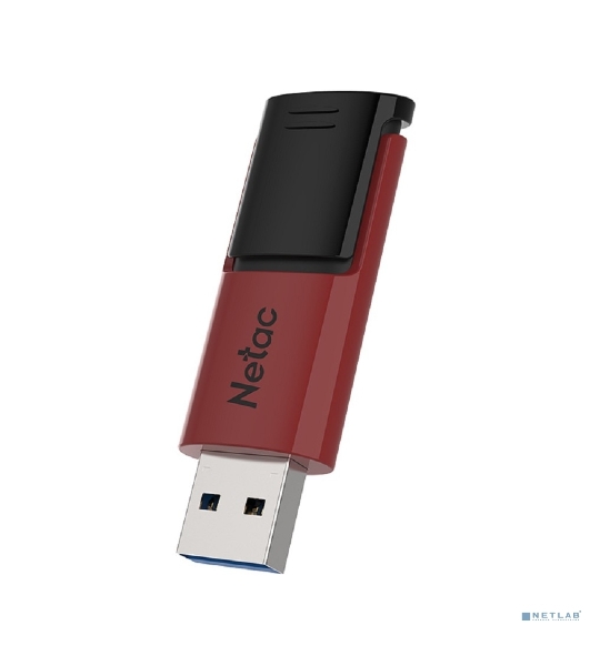 Флешка USB Netac U182 (NT03U182N-032G-32RE), 32Gb, USB 3.0, R/W 70/30, красный/черный