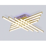 Потолочный светодиодный светильник Ambrella light FL6263 GD золото 115W 3000K-6400K+RGB 810*810*130 (ПДУ ИК), фото11