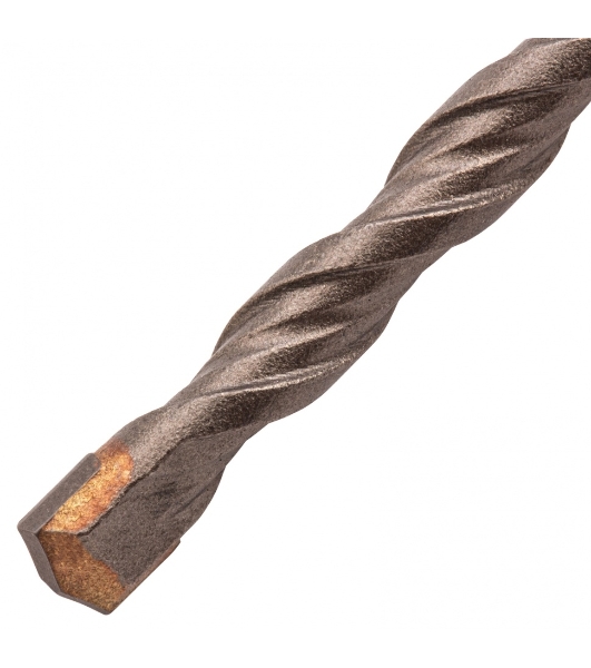 Бур по бетону, двойная спираль, Cobalt W-tip, 5x110 мм, SDS PLUS Denzel