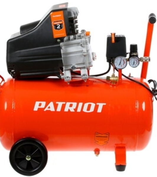 Компрессор Patriot EURO 50/2601.8кВт 220В 260л/мин 50л выход быстросъем елочка 8мм