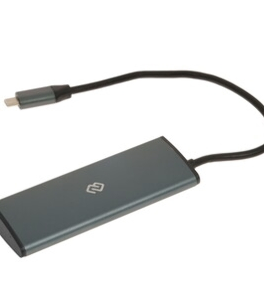 USB-концентратор Digma HUB-3U3.0С-UC-G, USB-C, USB 3.0 4 порта, USB