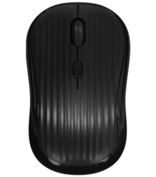 Мышь беспроводная Defender Slot MS-202 черный, 1600 dpi, радиоканал, USB, кнопки - 4