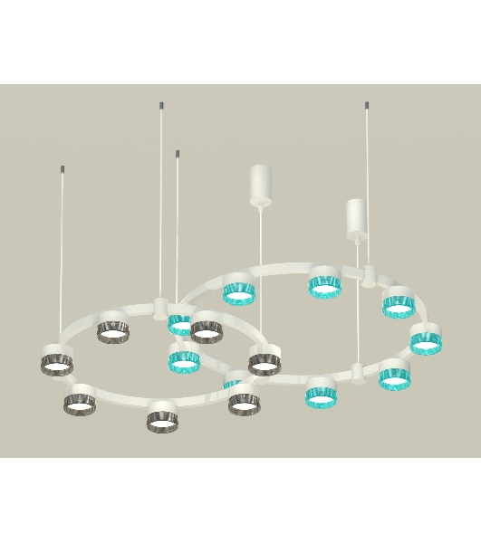 Светильник Ambrella light XR92081300/16 SWH/BL/BK белый песок/голубой/тонированный GX53 (A9208, C9241, C9236, N8488, N8484)