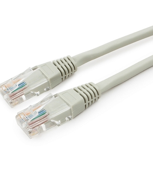 Патч-корд медный UTP Cablexpert PP10-3M cat.5e, 3м, литой, многожильный, серый