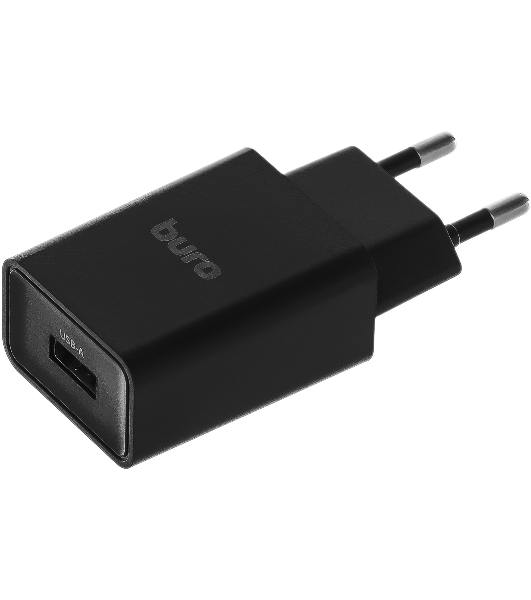 Сетевое зарядное устройство Buro BUWA1 2.1A черный