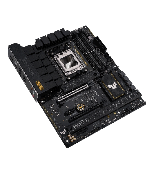 Материнская плата ASUS TUF GAMING B650-PLUS, AM5, AMD B650, 4xDDR5, 4xSATA, 3xM.2, 1xPCI-E 4.0 x16, 1xPCI-E 4.0 x4, 2xPCI-E x1, 1xHDMI, 1xDP, 1x 2.5Gb LAN, 2xUSB-A 3.2 Gen 2, 1xUSB-A 3.2 Gen 2x2, 1xUSB-C 3.2 Gen 2, 5x3.5 мм, 7.1, ATX