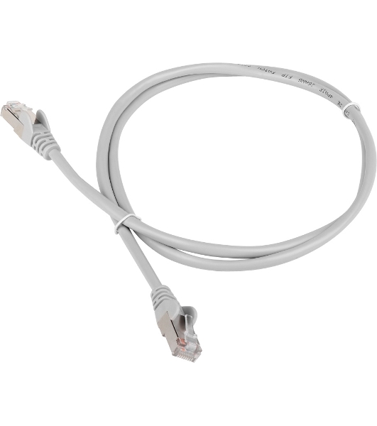 Кабель Patch cord Lanmaster TWT-45-45-1.5/S6-GY 1.5м FTP Cat 6 Grey