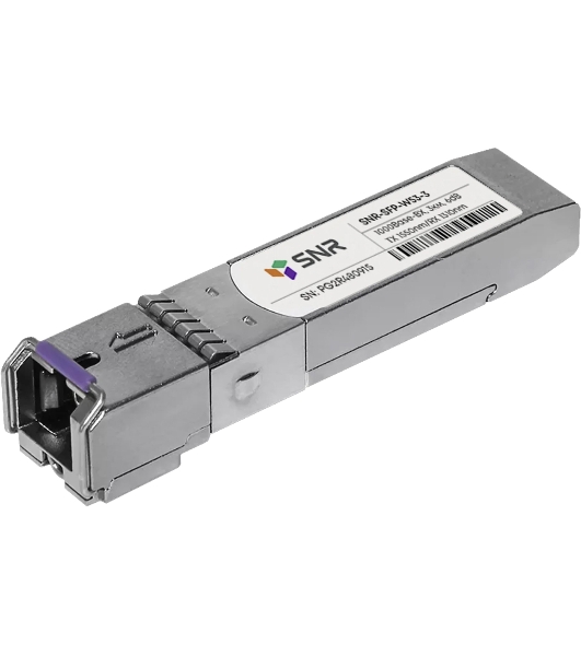 Модуль SNR SFP WDM, дальность до 3км (6dB), 1550нм