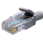 Патч-корд Suprlan 10-0141 UTP RJ-45 вил.-вилка RJ-45 cat.5e 0.5м серый LSZH 24AWG, фото5