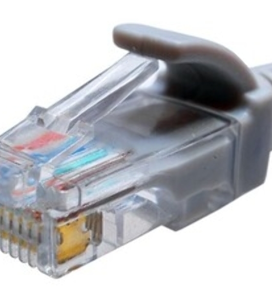 Патч-корд Suprlan 10-0141 UTP RJ-45 вил.-вилка RJ-45 cat.5e 0.5м серый LSZH 24AWG