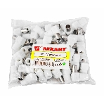 Разъем штекер TV Rexant без пайки белый угловой, фото2