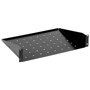 Полка стационарная ITK RS05-350P-R 2U нагр.:30кг. 19' 350мм черный (упак.:1шт)