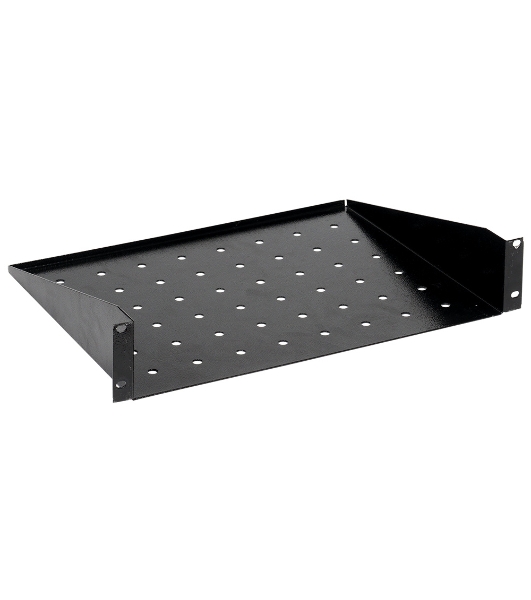Полка стационарная ITK RS05-350P-R 2U нагр.:30кг. 19' 350мм черный (упак.:1шт)