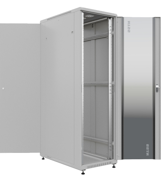 Шкаф серверный NTSS Премиум (NTSS-R22U60100GS) напольный 22U 600x1000мм пер.дв.стекл металл 900кг серый IP20 сталь