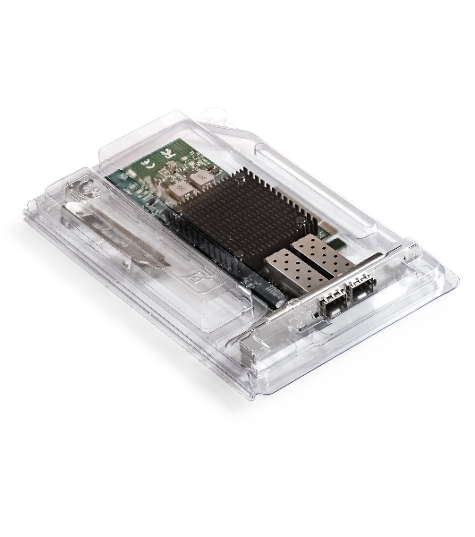 Сетевой адаптер ExeGate EXE-MCX3-2SFP+ (PCI-E x8 v.3, порты 2x SFP+, Dual 10Gb/s, Server NIC Chipset Mellanox ConnectX-3)