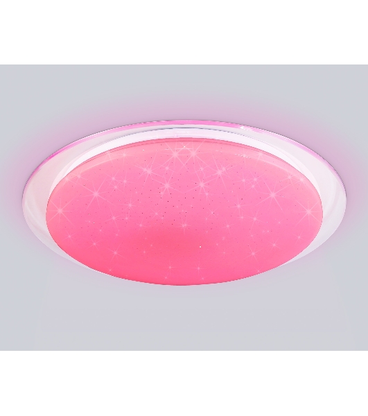 Светодиодный светильник RGB Ambrella light FZ770 WH белый IP20 42W 3000-6500K+RGB 450*55 (ПДУ ИК)