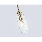 Светильник Ambrella light LH55208 BS/CL латунь/прозрачный E14 max 40W D80*270, фото3
