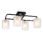 Светильник Ambrella light TR303222/4 BK/CH/FR черный/хром/белый матовый E27*4 max 60W 530*290*220, фото8