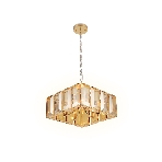 Светильник Ambrella light TR5149 GD/TI золото/янтарь E14/6 max 40W 500*500*1000, фото6