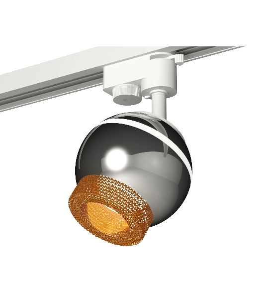 Светильник Ambrella light XT1104005 PSL/CF серебро полированное/кофе GU5.3 LED 3W 4200K (A2520, C1104, N7195)
