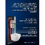 Комплект BAU 6 в 1: рамная инсталляция BAU NEO 45, унитаз подвесной Rio Luxe 52*35, сиденье микролифт, кнопка смыва BAU Pulse для инсталляции, хром/вставка хром, фото9