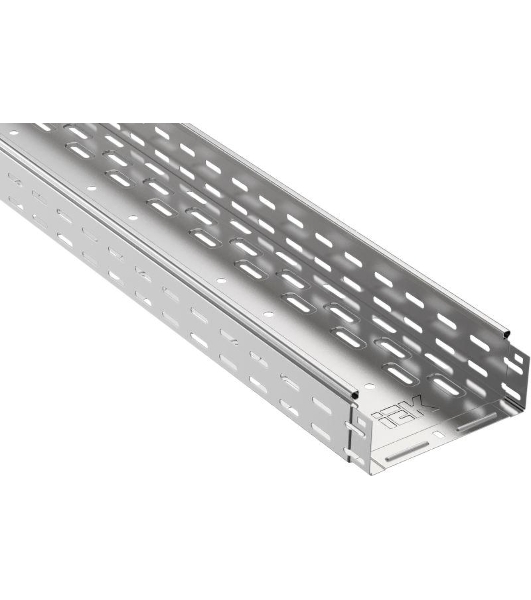 Лоток листовой перфорированный 300х80 L3000 сталь 0.8мм IEK CLP10-080-300-3