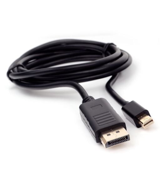 Кабель miniDP<->DP Cablexpert CCP-mDP2-6, 20M/20M, v.1.2, 4K, 1.8м, черный, позол.разъемы, пакет