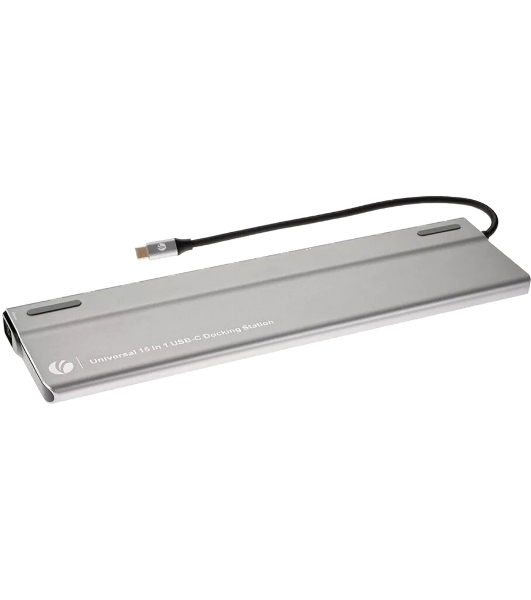 Адаптер VCOM TypeC -->3*USB3.0+2*USB2.0+VGA+RJ45+SD+TF+AUD+HDMI+DP+2*USB3.1 Data+PD