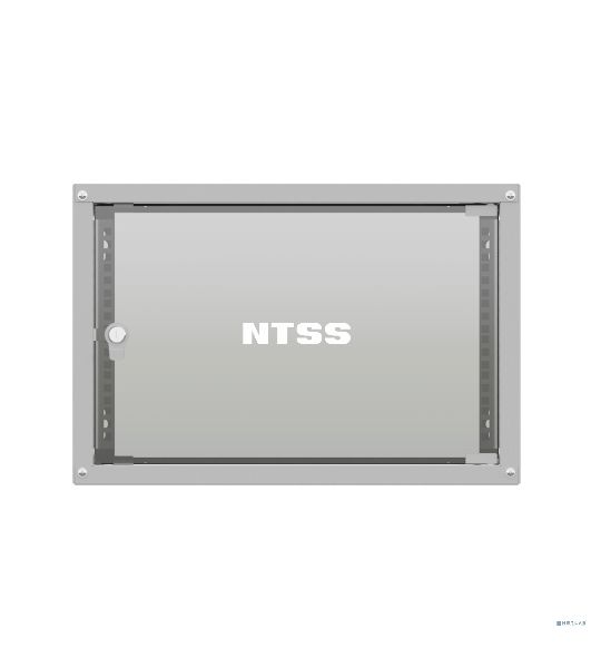 Шкаф коммутационный NTSS LIME (NTSS-WL6U5545GS) настенный 6U 550x450 мм пер. дв. стекл несъемн. бок. пан. 30 кг серый 110 град.