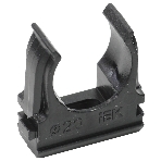 Держатель с защелкой CF20 IEK черный CTA10D-CF20-K02-100, фото2