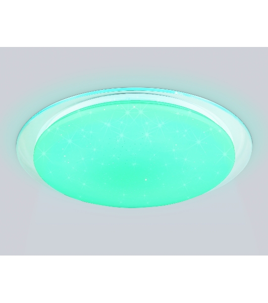 Светодиодный светильник RGB Ambrella light FZ770 WH белый IP20 42W 3000-6500K+RGB 450*55 (ПДУ ИК)