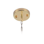 Светильник Ambrella light TR5149 GD/TI золото/янтарь E14/6 max 40W 500*500*1000, фото5