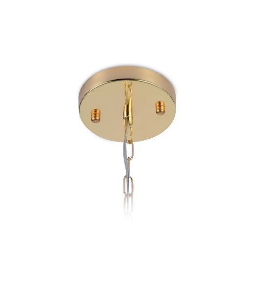 Светильник Ambrella light TR5149 GD/TI золото/янтарь E14/6 max 40W 500*500*1000