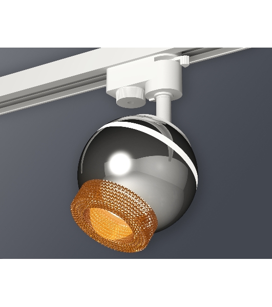 Светильник Ambrella light XT1104005 PSL/CF серебро полированное/кофе GU5.3 LED 3W 4200K (A2520, C1104, N7195)